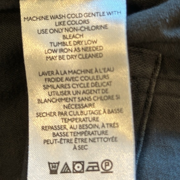 Anthropologie Pilcro The Hiker Charcoal Gray   Utility Cargo Pants Size 29 - Picture 13 of 15